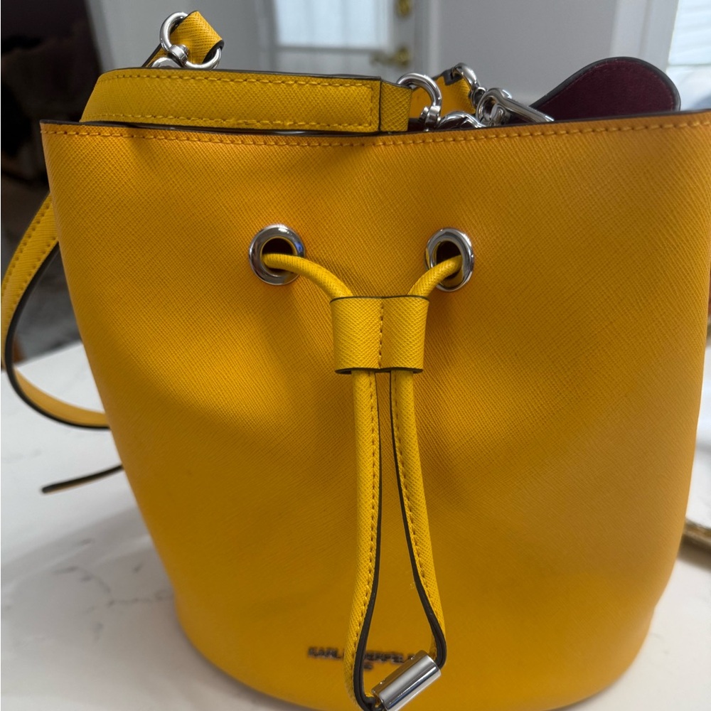 Karl Lagerfeild bucket purse